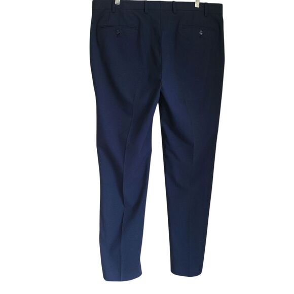 michael kors modern fit suit pants mens navy blue size 38W x 32L - Picture 3 of 7